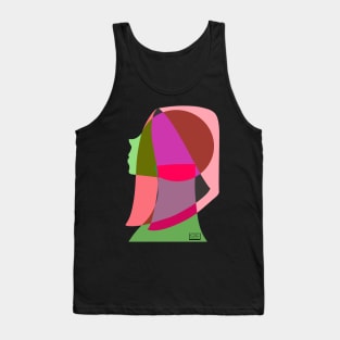 Stained glass girl Tank Top